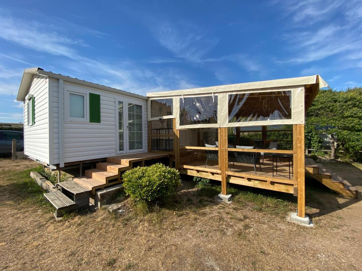 Charmant Mobile-Home 6 Personnes Sur Terrain Prive A 200 M De La Plage - Padrig プロムール エクステリア 写真